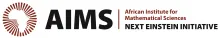 AIMS African Institute for Mathematical Sciences NEXT EINSTEIN INITIATIVE Logo