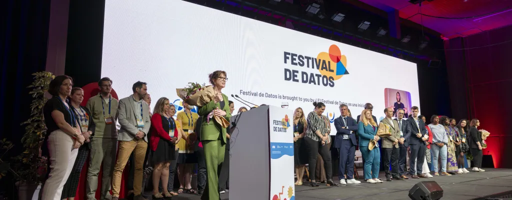 Closing ceremony at the 2023 Global Data Festival, Uruguay