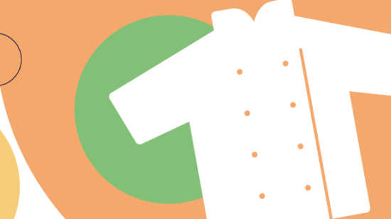 Graphic of chefs jacket 