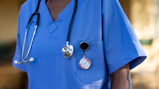 Stock image of an Africa medical professional