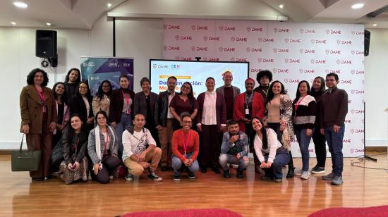 Participants at the national workshop for advancing citizen data, hosted by DANE, Colombia, in June 2025. Part of the MIDN initiative.