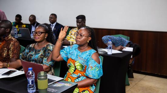 Participants at Ghana's National Validation Workshop on FGM data