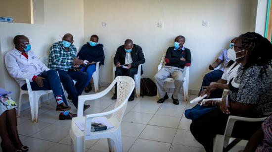 Kiambu health care workers AMR capacity building workshop. Credit: Elphas Ngugi.